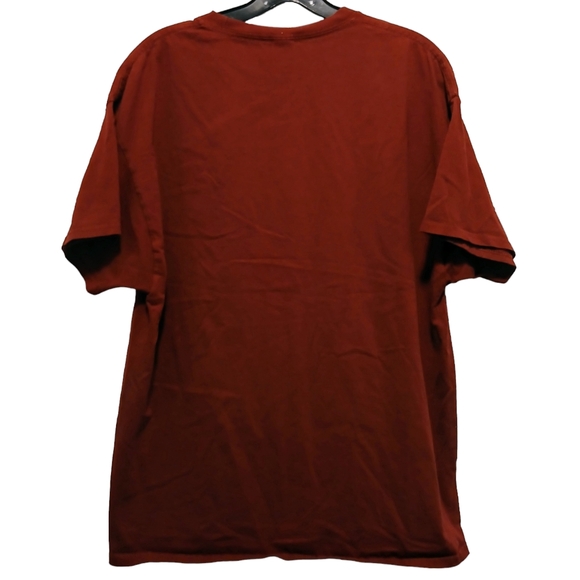 Maroon Size Large ARKANSAS RAZORBACKS T-shirt by Hanes EUC - Picture 3 of 3